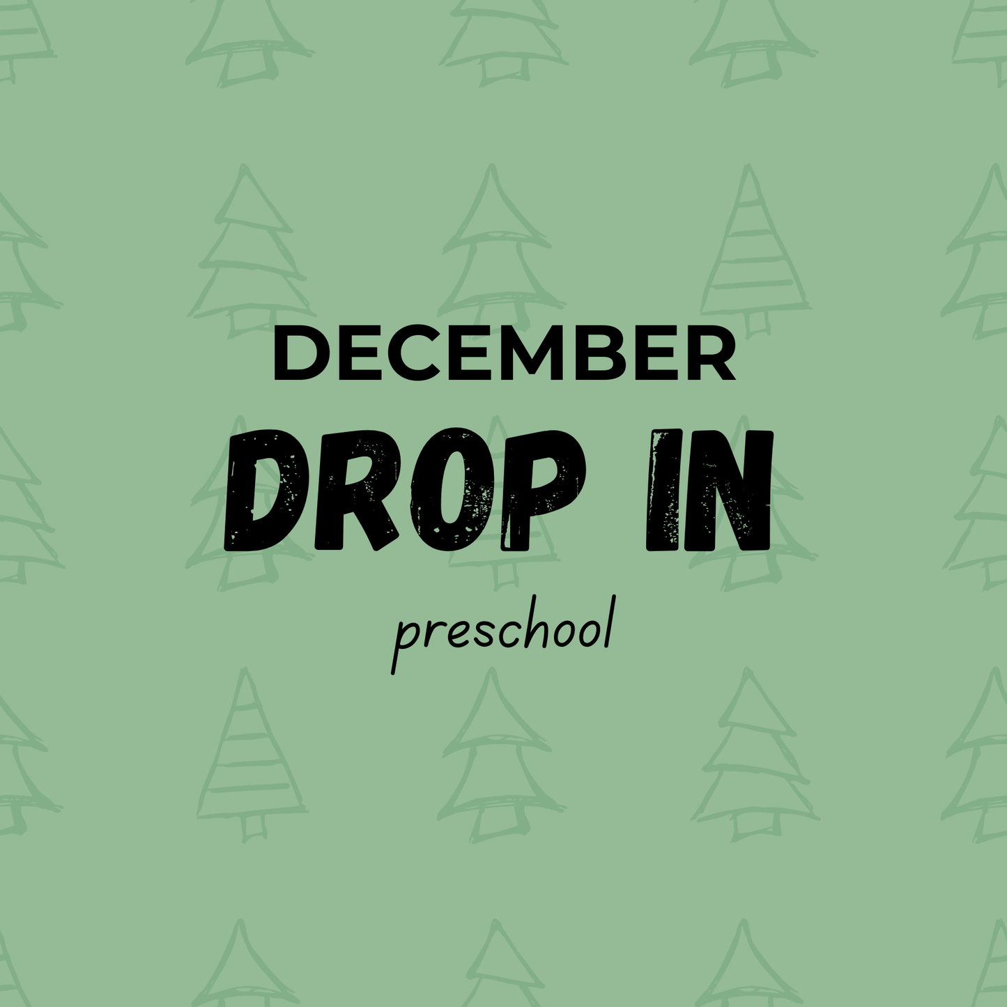 π² December Preschool Play Drop-In