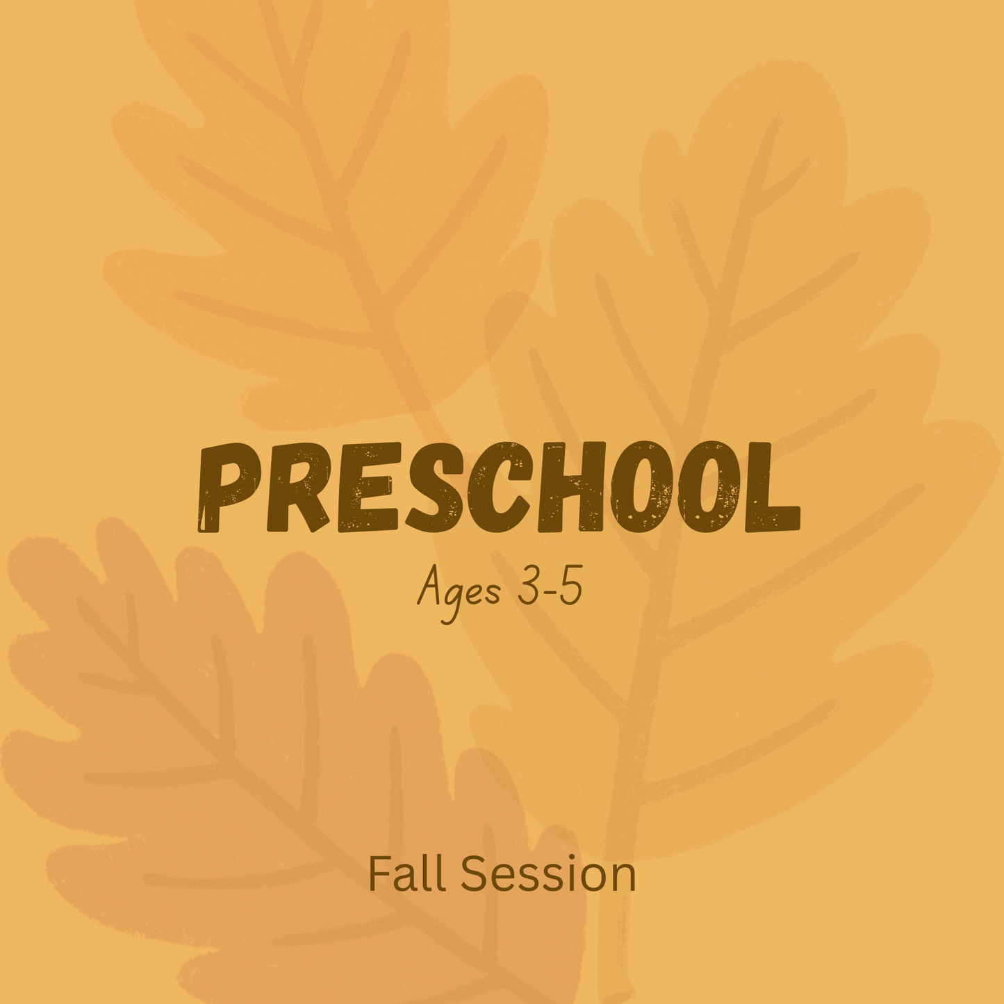Preschool Gymnastics: Ages 3-5 (12 week Fall Session)